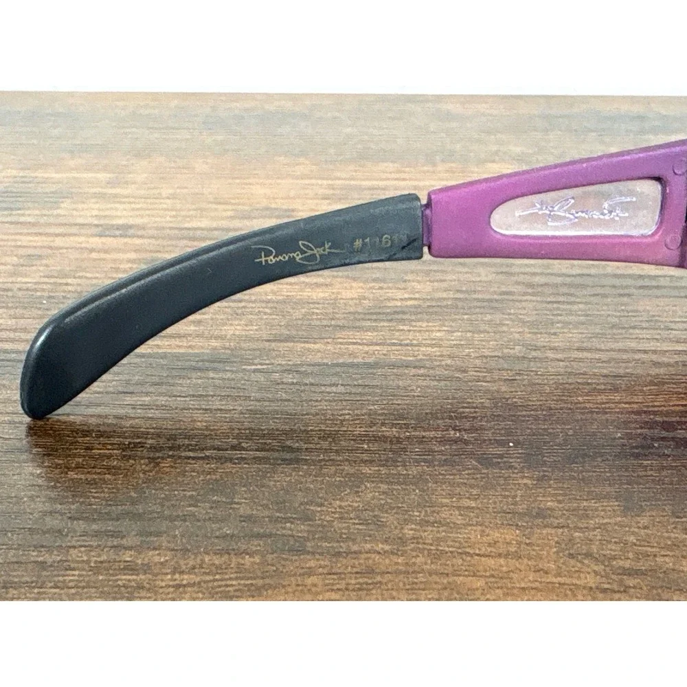 Panama Jack Purple Wrap Sunglasses Sport Shield Y2K Ventilated Frame 11611